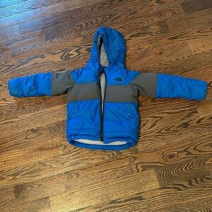 North Face 4T Down Winter Coat Blue
